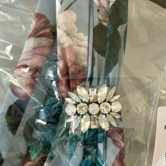 Sachin + Babi Blue Gray V-Neck Sleeveless Maxi Sundress - Picture 5 of 5